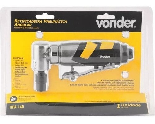 Retificadeira Pneumática Angular, RPA 140 Vonder 20000 Rpm - Imagem 2