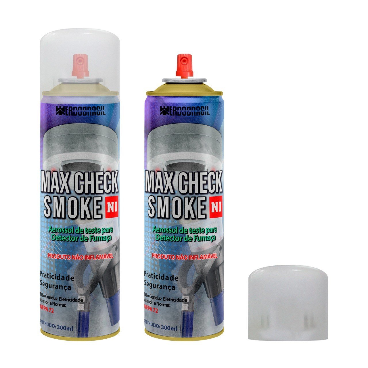 Spray Teste De Alarmes Detectores De Fumaça 300ml