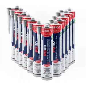 ADESIVO PU40 CINZA CIBRA 400G