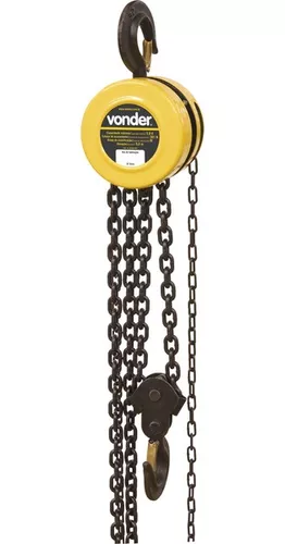 TALHA MANUAL 5,0 TON ELEV 5,0 M VONDER