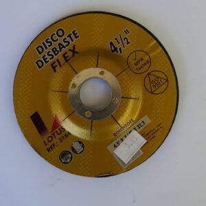 DISCO DE DESBASTE 4.1/2" X 1/4" X 22.2 MM - LOTUS