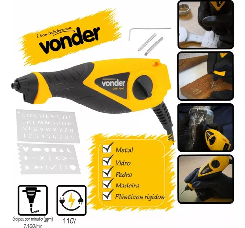 GRAVADOR ELETRICO GRV7000 127V VONDER - Imagem 2
