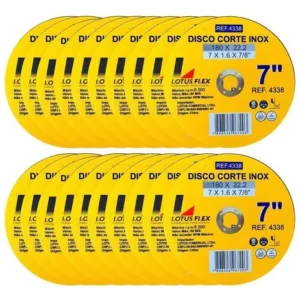 DISCO DE CORTE INOX 7" X 1.6 FLEX - LOTUS