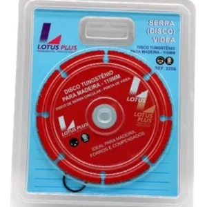 DISCO TUGSTENIO PARA MADEIRA 110 MM - LOTUS