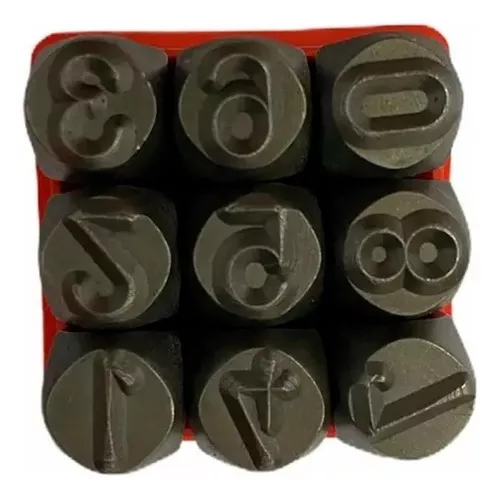 ALGARISMO NUMÉRICO DE ACO P/GRAV 10MM 954