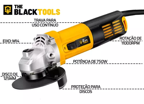 ESMERILHADEIRA ANGULAR 4.1/2 - 750W - BTA750